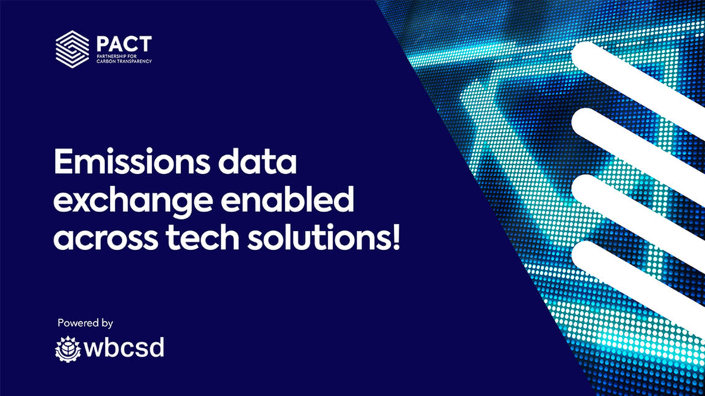 Emissions data exchange enabled across tech solutions through the Pathfinder framework